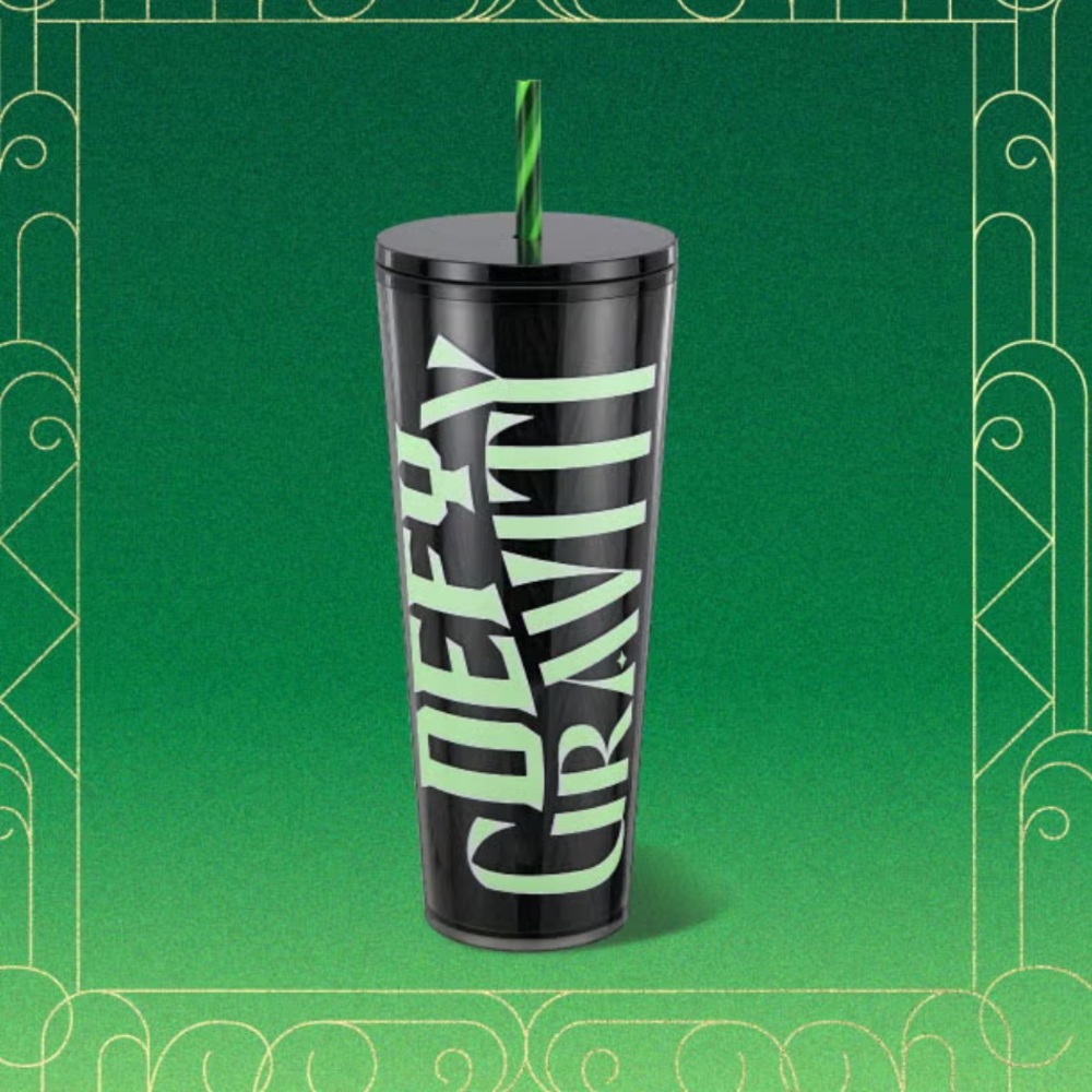 Starbucks Wicked Defy Gravity Glow-in-the-Dark Cold Cup